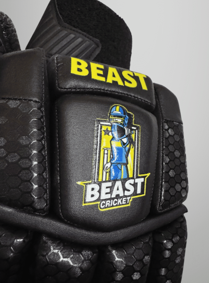 Black Cut Batting Gloves | Black