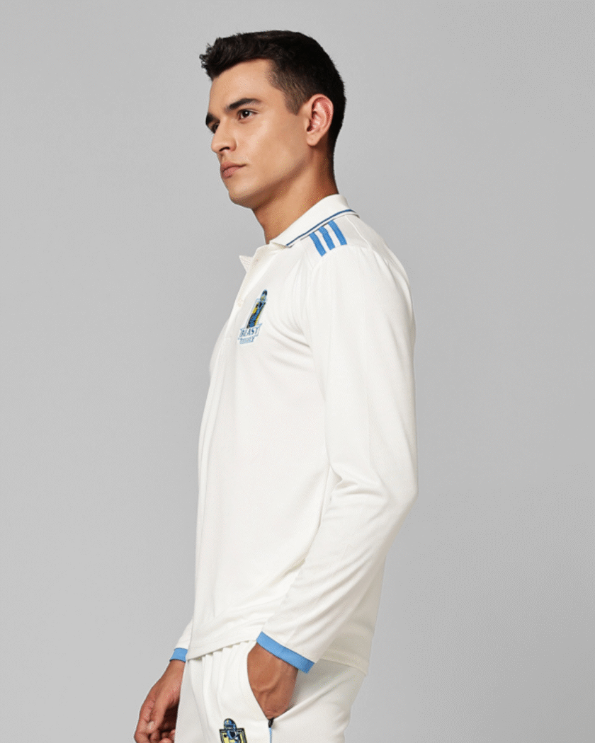 Men Colourblocked Polo Collar T-shirt - Image 4