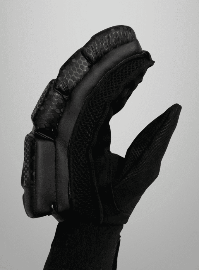 Black Cut Batting Gloves | Black