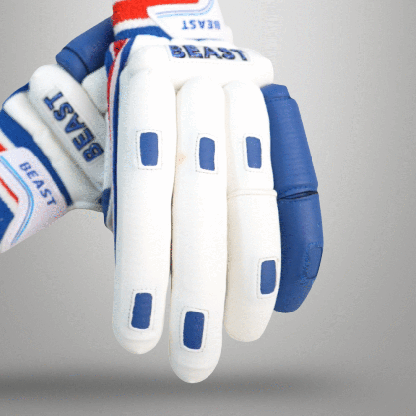 Batting Cut Players Gloves | Blue & White - Image 3