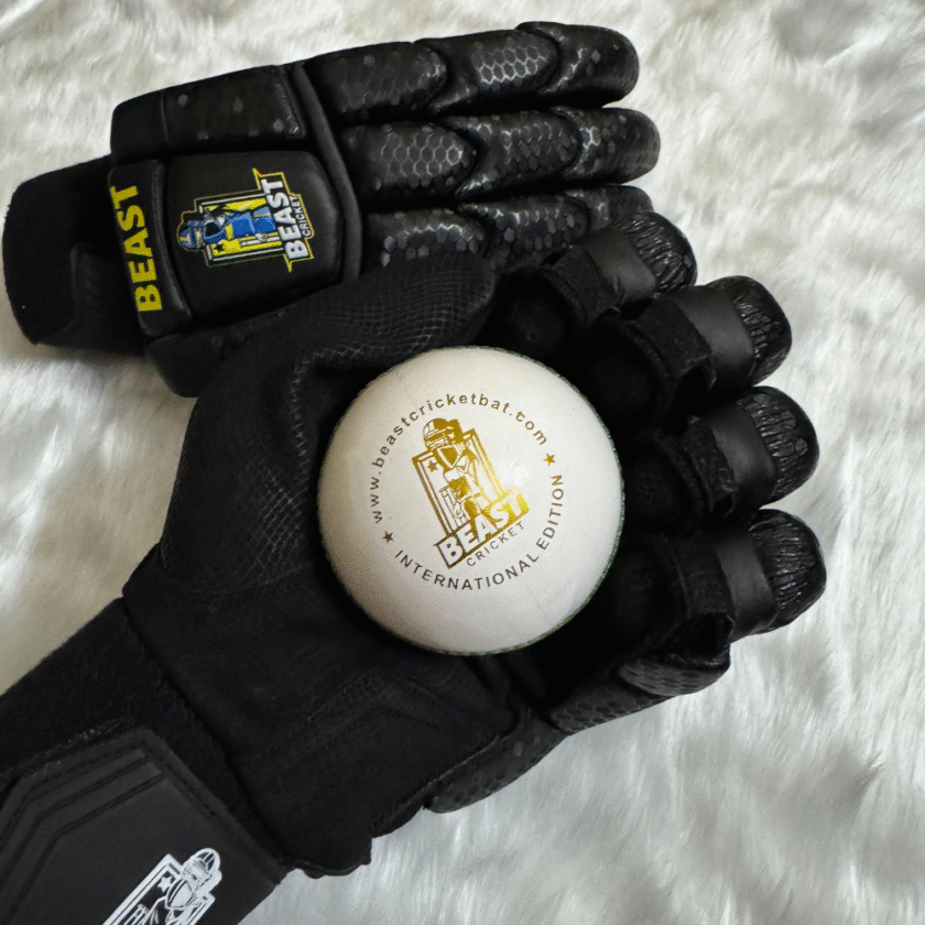 Black Cut Batting Gloves | Black - Image 6