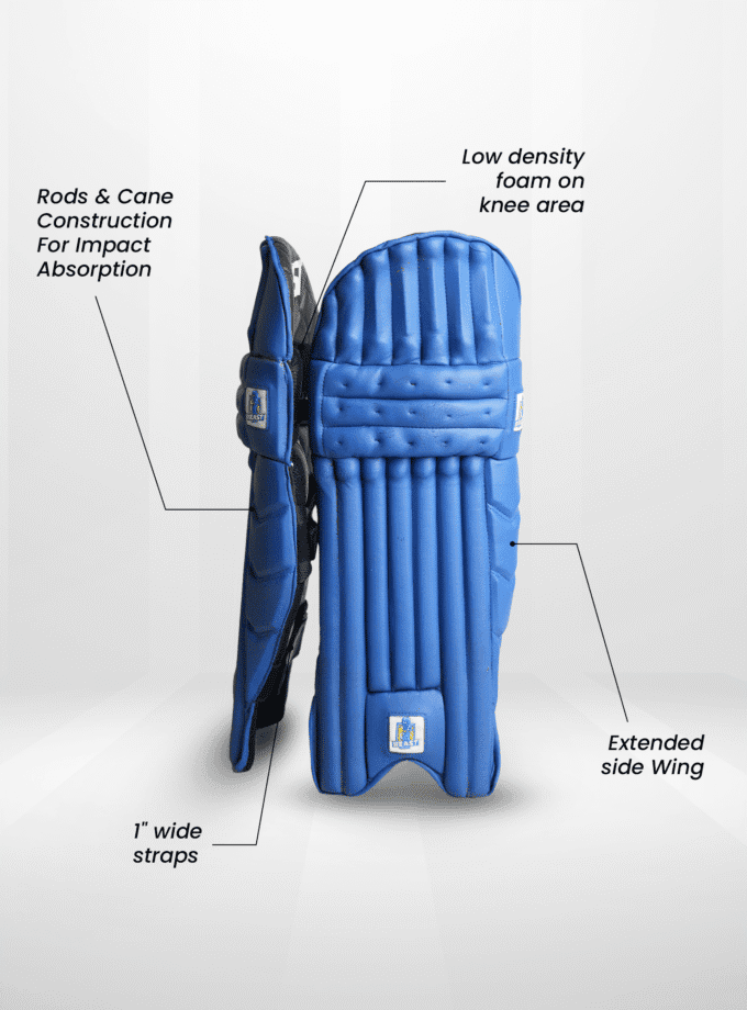 Lightweight Cricket Batting Pads | Blue