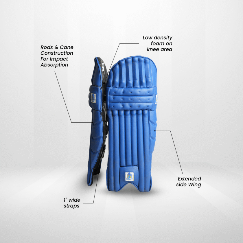 Lightweight Cricket Batting Pads | Blue - Image 2