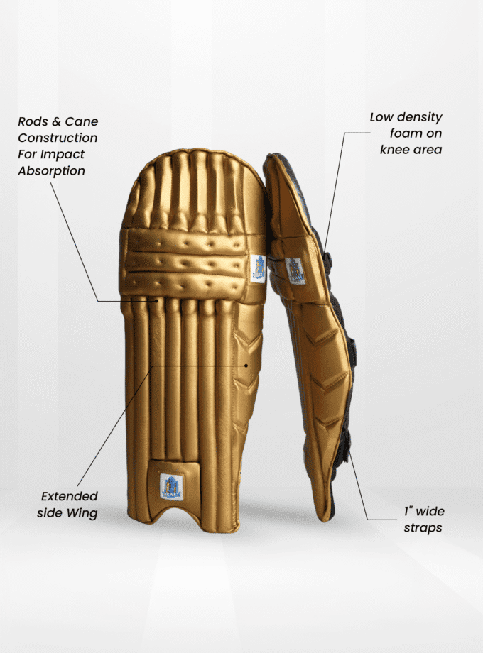 Lightweight Cricket Batting Pads | Golden