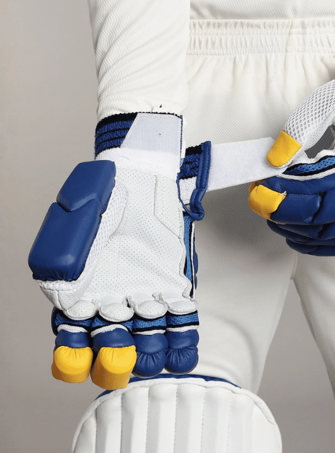 Batting Cut Players Gloves | Blue