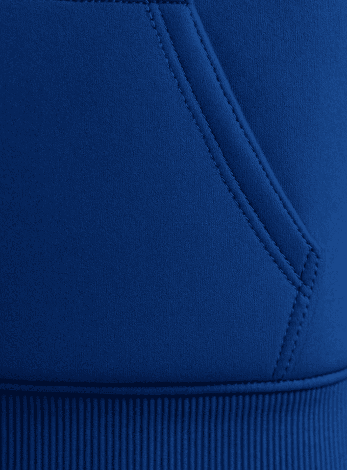 Men’s Pullover Hoodie | Royal Blue & Yellow