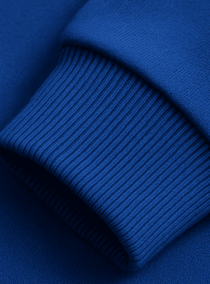 Men’s Pullover Hoodie | Royal Blue & Yellow